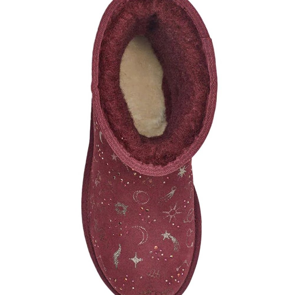 UGG Wild Grape Classic Zodiac Short Suede Boot NEW in Box - Picture 4 of 12